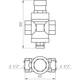 Редуктор під манометр ITAP 1/2″ 361 - изображение 4