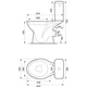 Компакт Cersanit 679 PRESIDENT 010 3/6 з кришкою поліпропілен - изображение 2