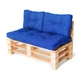 Комплект поролоновые подушки стеганые для паллет SanchoBAG Электрик 120x60x10/60х45x10 см (pdm-1015-os60-06) - изображение 1