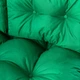 Комплект поролонові подушки стьобані для палет SanchoBAG Зелений 120x60x10/60х45x10 см (pdm-1015-os60-02) - зображення 4