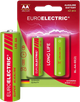 Батарейки щелочные Euroelectric AA LR6 1.5 V blister 2 шт (BL-AA-EE(2)) - изображение 1