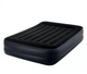 Двухспальная надувная кровать Intex 64124 Pillow Rest Raised Bed, со встроенным электронасосом и сумкой для хранения (152x203x42 см) Черная - изображение 1