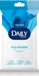Упаковка влажных салфеток Daily Fresh&nbsp;Aquamarine универсальных 15 упаковок по 15 шт (42228105) - изображение 2