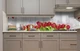 Кухонный фартук на стену Красные тюльпаны (наклейка для кухни ПВХ пленка скинали) доски Текстура Серый 60х200 см - изображение 4
