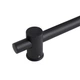 Душова стійка з тримачем універсальна Qtap Lepit 665 мм округла QTLEP82103OB Black Matt - зображення 3