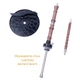 Шахта для кальяна + мундштук 2х2 Hookah V1.1 new Brown с блюдцем натуральное дерево ясень встроенный диффузор Коричневый 59см official - изображение 3