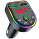 FM-трансмиттер HAVIT HV-FM810BT Bluetooth, Hands Free, MicroSD, USB , AUX - изображение 1
