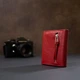 Женский кожаный кошелек GRANDE PELLE 11365 Красный - изображение 3