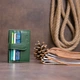 Кошелек-визитница на хлястике с кнопкой женский ST Leather 19229 Зеленый - изображение 9
