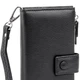 Оригинальный кошелек кожаный женский на хлястике с кнопкой ST Leather 19280 Черный - изображение 7