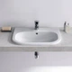Умивальник врізний DURAVIT D-Code на стільницю 545x435x180мм прямокутний білий 0337540000 - зображення 6
