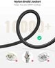 ​Аудио стерео кабель Ugreen 3.5mm male to 3.5mm male AUX 10687 2m black/blue - изображение 3