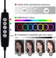Кольцевая USB RGBW LED лампа Puluz PKT3049B 4.7" + настольный штатив - изображение 5