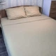Простирадло 200x220 Поплін GM Textile 120 г/м2 Бавовна (Світло-коричневий) - зображення 2