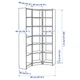 Кутова книжкова шафа IKEA BILLY 95 / 95x28x202 см коричневий ясеневий шпон (593.959.38) - зображення 3