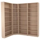 Кутова книжкова шафа IKEA BILLY 215 / 135x28x237 см білений дубовий шпон (492.499.47) - зображення 1