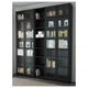 Книжкова шафа з дверцятами IKEA BILLY / OXBERG 200x30x237 см чорно-коричнева (690.204.73) - изображение 2