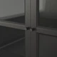 Книжкова шафа з дверцятами IKEA BILLY / OXBERG 200x30x237 см чорно-коричнева (690.204.73) - изображение 3