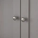 Книжкова шафа / скляні двері IKEA HAVSTA 203x47x212 см сіра (492.659.23) - зображення 6