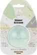 Бомба для ванни "Конопляна олія й ламінарія" - Be Trendy Shimmer Bath Bomb Hemp Oil & Laminaria Emerald Shine 100g (1061805-32401665) - изображение 1