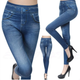 Джеггинсы Синие Slim 'N Lift Caresse Jeans Джинсовые леггинсы лосины Size S/М - изображение 2