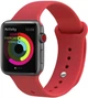 Ремінець UWatch Silicone Strap for Apple Watch 42/44 mm Red - зображення 3