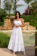 Длинный женский сарафан Fresh Cotton 22F-528 C One Size Белый - изображение 1