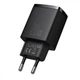СЗУ Baseus Compact Quick Charger 20W QC+PD (1USB-A/1C) (CCXJ-B) Black - изображение 1