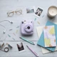 Камера моментальной печати Fujifilm Instax Mini 11 Lilac Purple лиловый фиолетовый с фотобумагой 20 GLOSSY (2 картриджа = 20 фотографий) и альбомом на 64 снимка - изображение 6