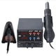 Паяльна станція з феном JCD 8206 800W з РК-дисплеєм + насадки для фена + USB (101429) - зображення 6