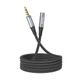AUX кабель Hoco UPA20 удлинитель Jack 3.5 to Jack 3.5 (F) 2m серебристый - изображение 3