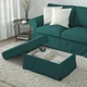 Підставка для ніг IKEA EKTORP Totebo темно-бірюзова (393.199.12) - зображення 3