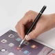 Стилус ємнісний, високоточний, Jot Pro, двосторонній, металевий, зі вставкою, чорний - зображення 3