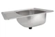 Кухонная мойка KRONER (KRP) Satin-5848 D0.8T180 - изображение 3