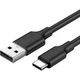 Кабель UGREEN US287 USB 2.0 to USB Type-C Cable Nickel Plating 3A 3m Black (60826) - изображение 1