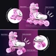 Роликовые коньки Neon Combo Skates Розовые 34-37 (NT10P4) - изображение 11