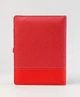 Блокнот с Powerbank беспроводной зарядкой Universal дневник с флешкой 16 Гб Красный (ткань) - изображение 13