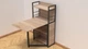 Стол книжка с этажеркой Практик 1 Ferrum-decor 1200x640x990 Черный металл ДСП Дуб Сонома 16 мм (PRA104) - изображение 3