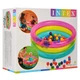 Басейн Intex дитячий, 3 кільця, з кульками, 86-25см 48674 - зображення 3