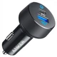Автомобільний зарядний пристрій Anker PowerDrive PD 2 - 18W PD & 15W PowerIQ LED Black (A2721HF1/A2721GF1) - зображення 1