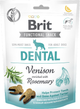 Ласощі для собак Brit Care Dental оленина з розмарином 150 г (8595602539949) - зображення 1