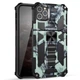 Чехол Military Shield для Iphone 11 Pro Max бампер противоударный с подставкой Turquoise - изображение 1