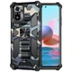 Чехол Military Shield для Xiaomi Poco M5s бампер противоударный с подставкой Navy-Blue - изображение 6