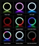 Кольцевая LED лампа для селфи ALLS MJ26 RGB 26 см - изображение 10