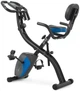 Велотренажер магнитный Hop-Sport HS-3010X Grix X-Bike с эспандерами черно-синий - изображение 1