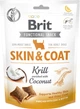 Ласощі для собак Brit Care Skin&Coat криль з кокосом 150 г (8595602539963) - зображення 1