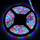 Светодиодная лента LED SMD 3528 RGB влагостойкий блок питания/пульт 12V 5 м - изображение 2