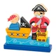 Магнитный вертикальный пазл Viga Toys Пират (50077) - изображение 1