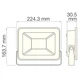 Прожектор светодиодный LED Horoz Electric ASLAN-50 Білий 50W 6400K IP65 068-010-0050 - изображение 2