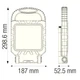 Прожектор светодиодный переносной LED Horoz Electric PROPORT-45 45W 6400K IP65 068-015-0045 - изображение 4